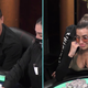 Adelstein stares in fury at Lew after she wins a pot with rags.